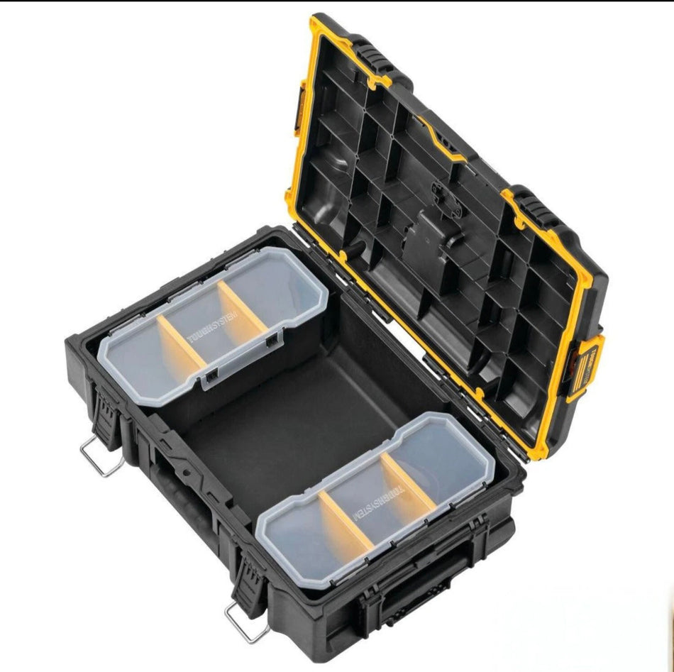 DeWalt DWST83526-1 TOUGHSYSTEM 2.0 Stackable Tool Boxes & Trolley Kit x3 Pcs