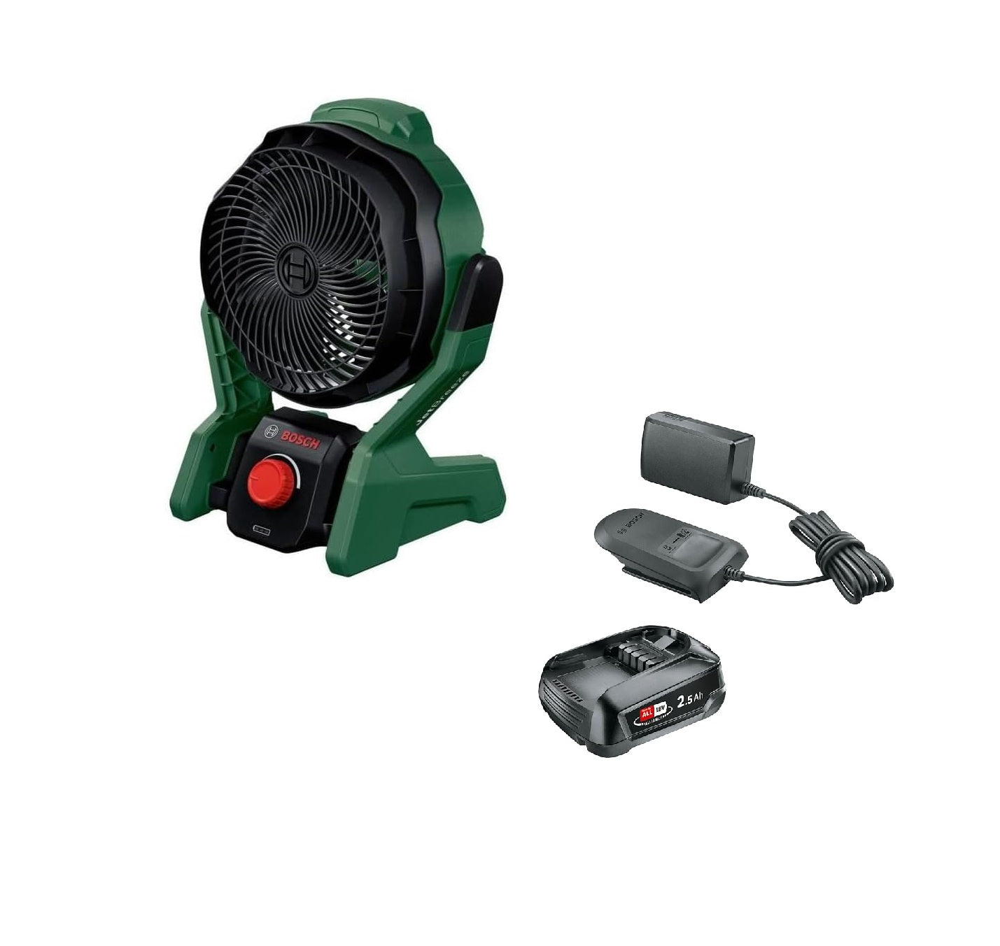 Bosch UniversalFan 18V-1000 Akkus Ventilátor 18 V | Szénkefés | 1 X 2 Ah Akku Tolto P101607634