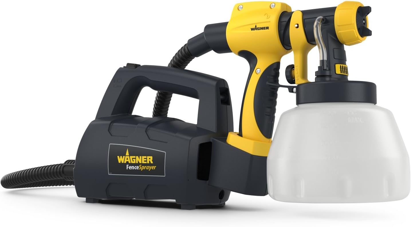 Wagner 460W Electric Fence & Decking Sprayer 220-240V 1400 ml Covers 5 m² in 9 m