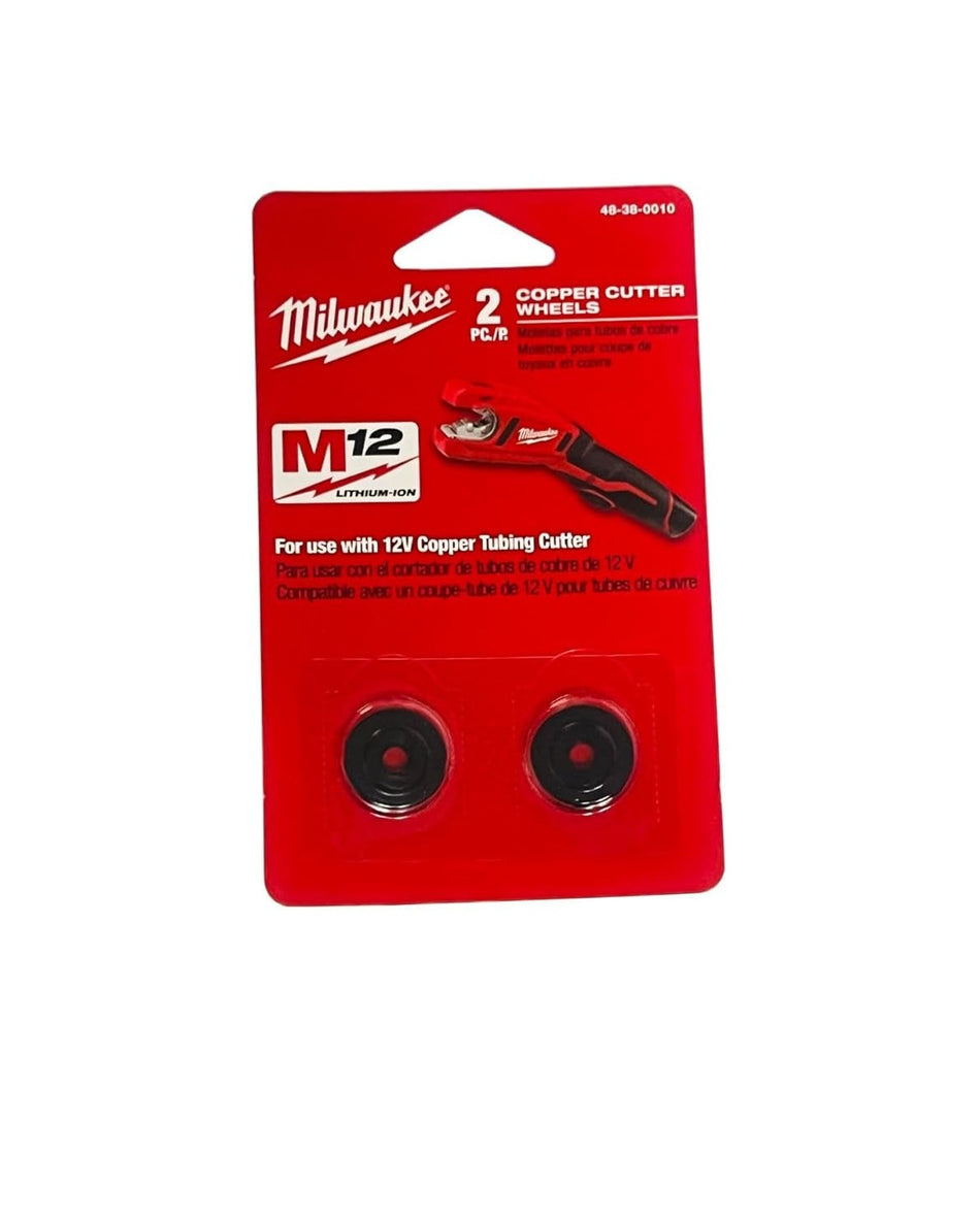 Milwaukee 48-38-0010 Copper Tubing Cutter Wheel - Black (2 Pack)