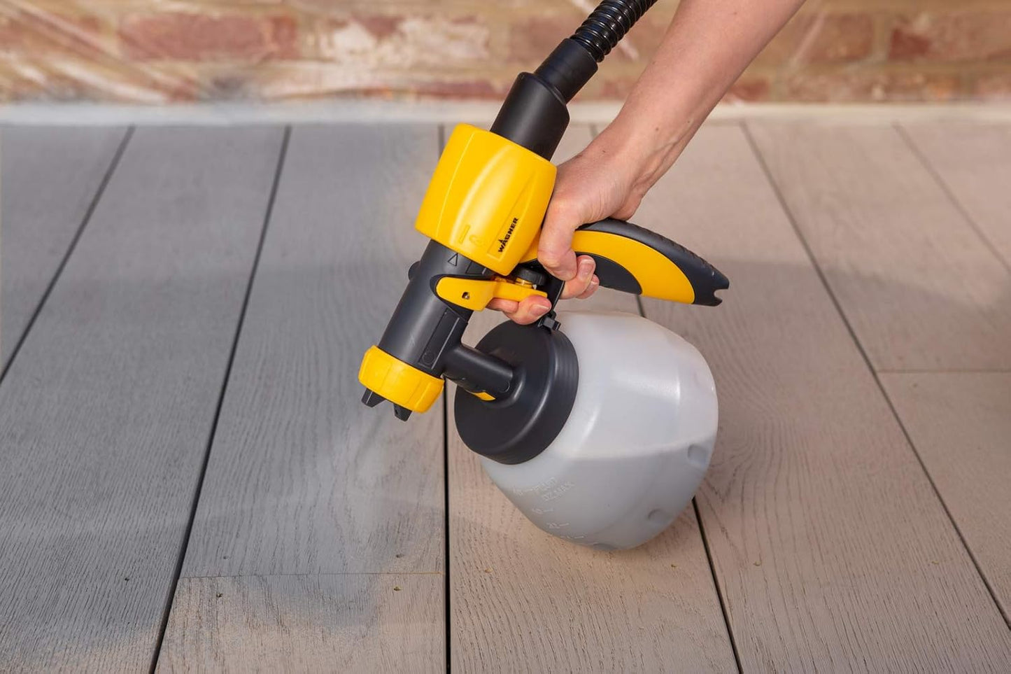 Wagner 460W Electric Fence & Decking Sprayer 220-240V 1400 ml Covers 5 m² in 9 m