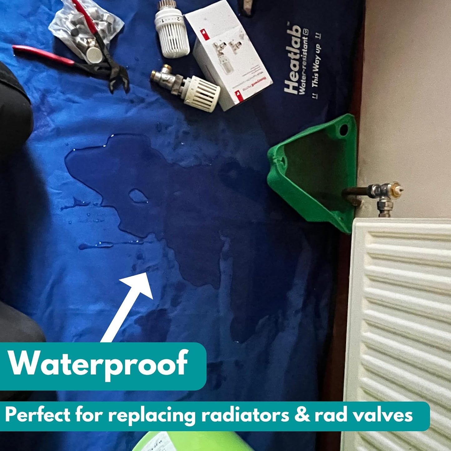 Plumbers Dust Sheet Work Mat Made From Water Proof Material
