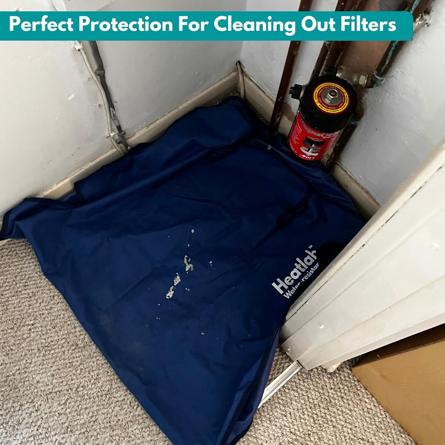 Plumbers Dust Sheet Work Mat Made From Water Proof Material