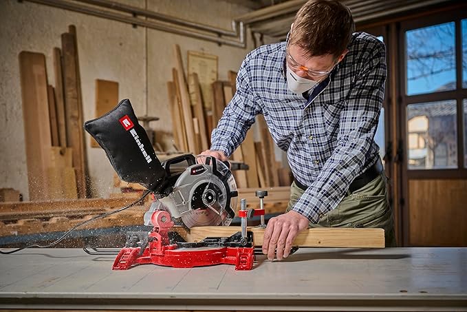 Einhell Crosscut Mitre Saw 210mm TC-MS 2112 1600W Work Table Carbide Saw 230V