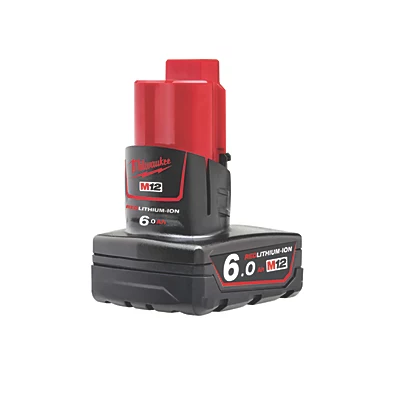 Milwaukee M12 B6 12V 6.0Ah Li-Ion RedLithium Battery
