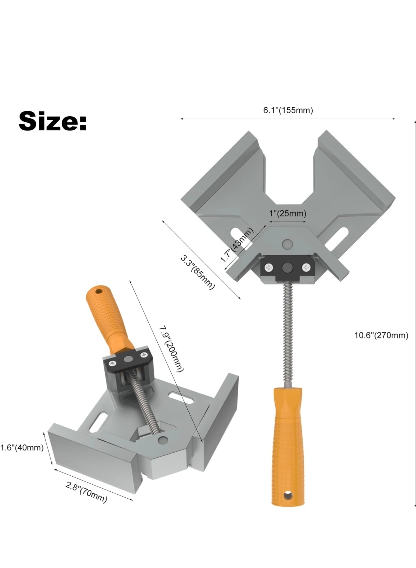 Right Angle Clamp 90° Corner Clamp