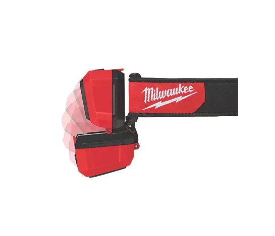 Milwaukee HL-SF LED Spot Flood Headlamp Black/Red 450lm