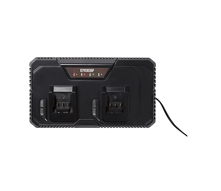 Erbauer 18V 3 x 2Ah Li-ion EXT EBAT18-Li-2/EMC18-Li Fast Battery Charger KIT