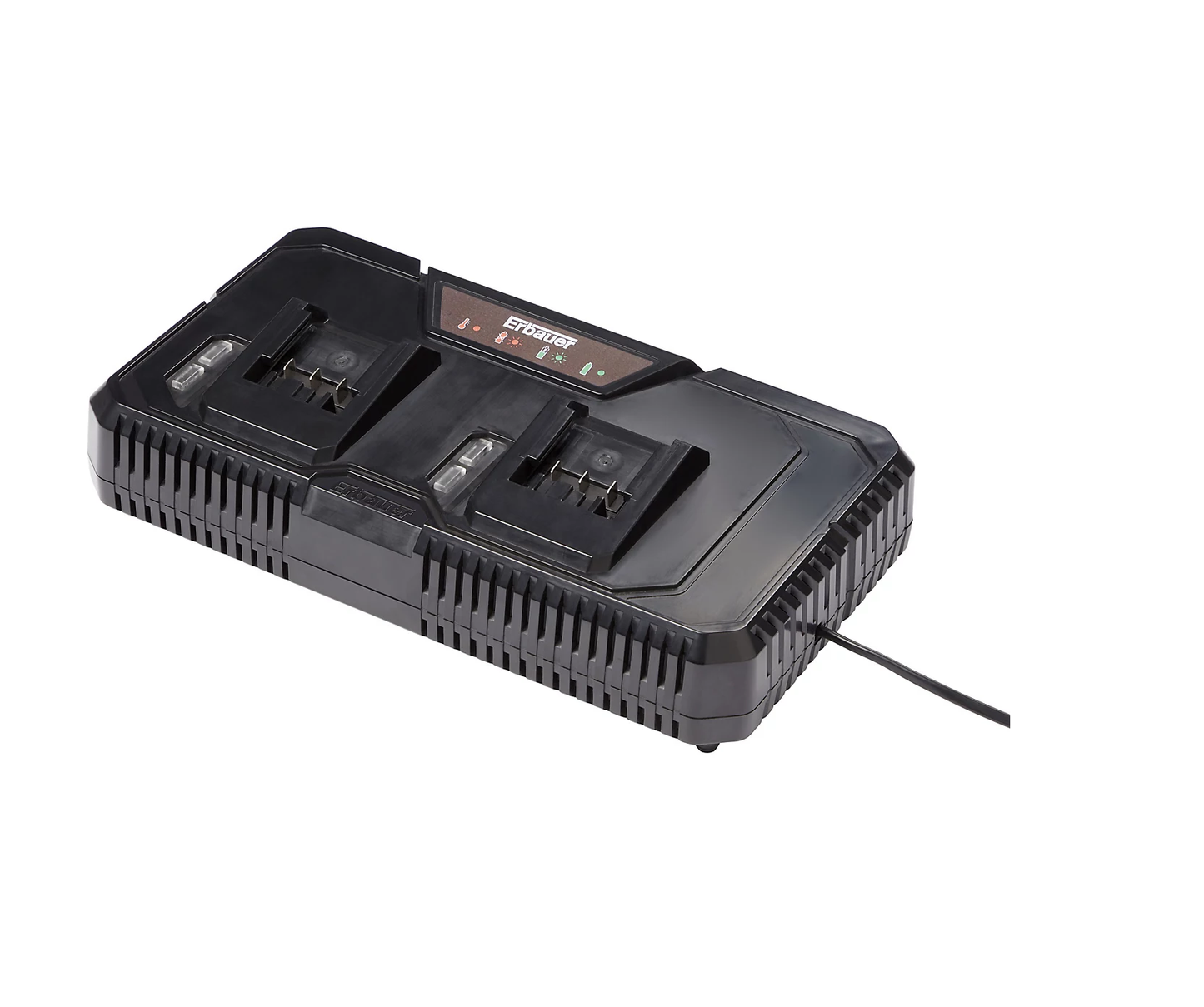 Erbauer 18V 3 x 2Ah Li-ion EXT EBAT18-Li-2/EMC18-Li Fast Battery Charger KIT