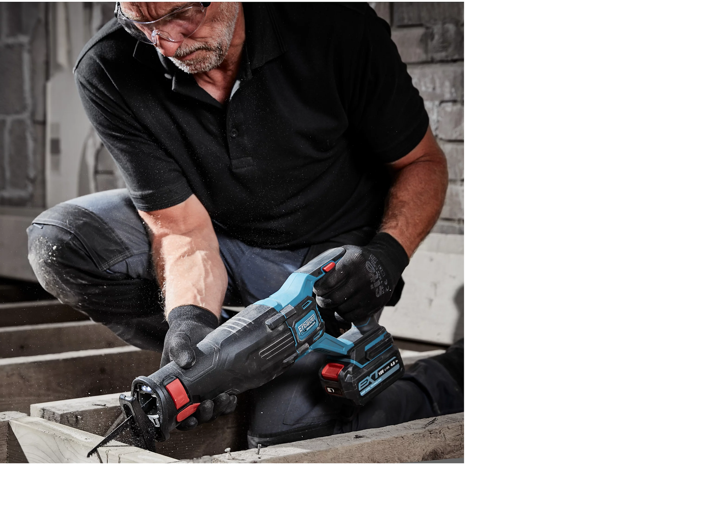 Erbauer EXT 18V Cordless Reciprocating saw ERS18-Li - Bare