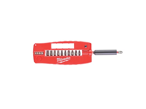 Milwaukee Shockwave 2mm Round Shank Mixed Screwdriver Bit Set 12 Pieces