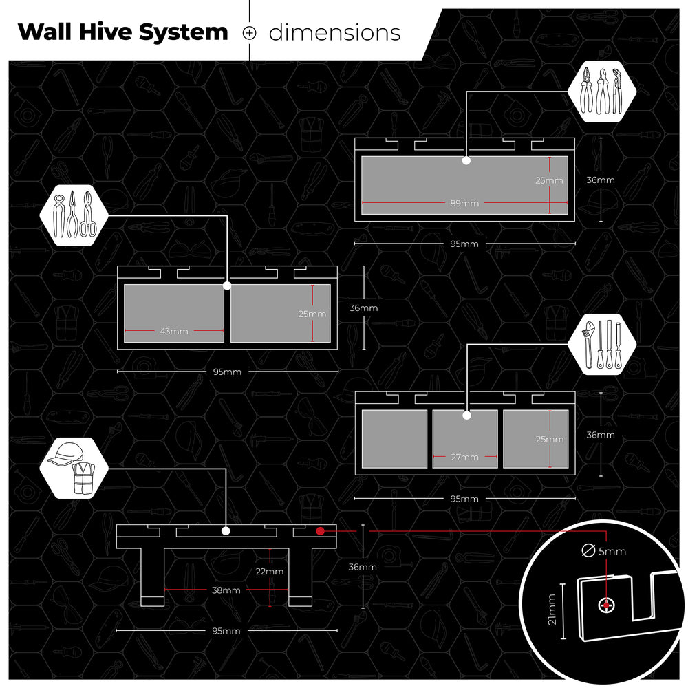 StealthMounts Wall Hive System Pliers and Hook Set