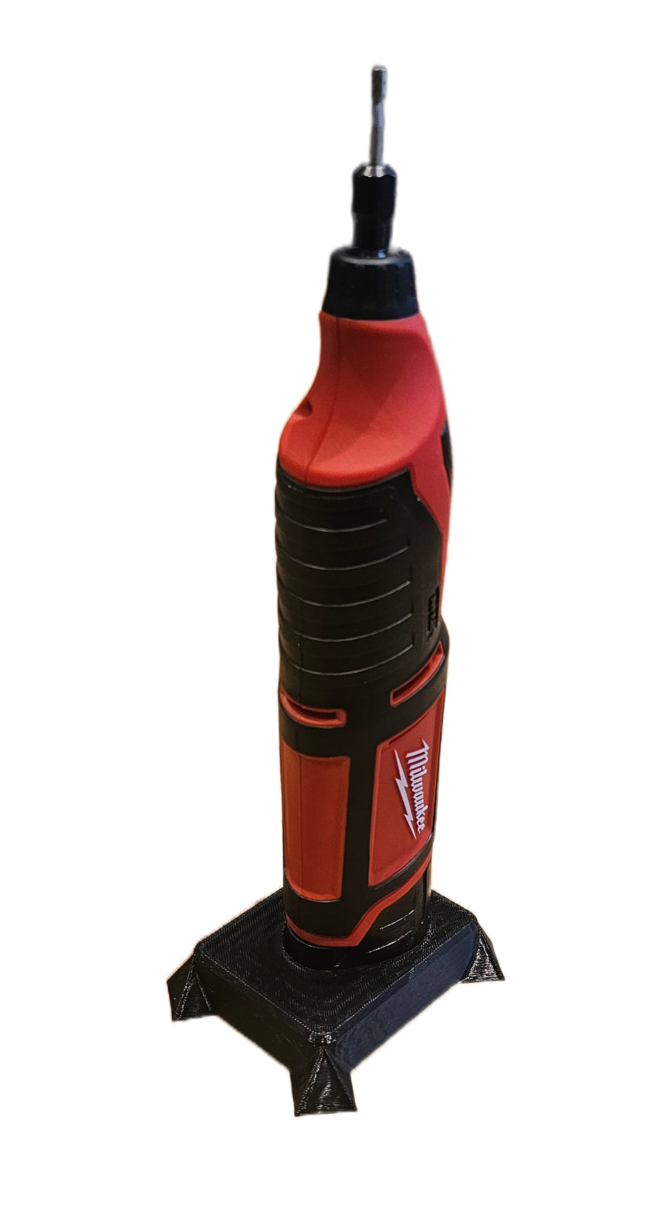 Rotary tool stand/holder compatible with Milwaukee 12v Rotary Tool