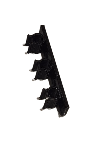 SDS Plus Drill Bit Holder – 3D Printed Wall Mount Holds 3 bits