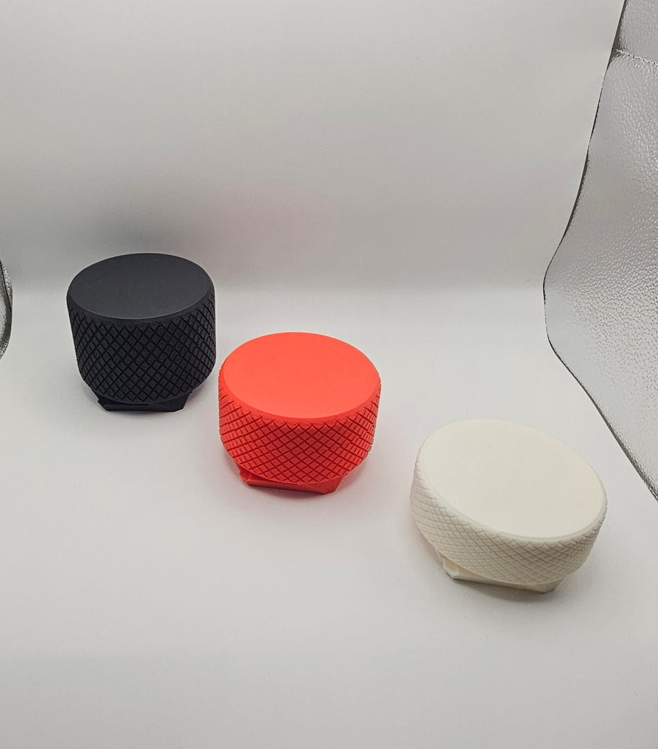 Storage Bin With Lid Compatible with Milwaukee Packout  3D-Printed – 90 mm Diameter (27 mm / 40 mm / 55 mm Heights)