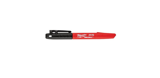 Milwaukee INKZALL Fine Point Marker Black Ink Pen Dust Wet Oil MIL48223100