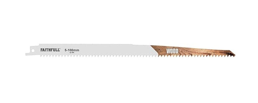 Faithfull Sabre Reciprocating Saw Blades - Wood (Pack of 5) SBS1411D