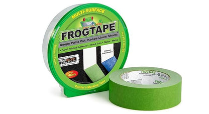 Frog Tape Green Multi Surface Masking Tape 24 / 36 / 48mm Sharp Lines Pack of 15