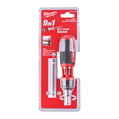 Milwaukee 9 in 1 Ratcheting Screwdriver
