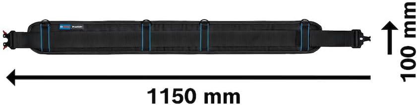 Bosch Professional ProClick Tool Belt kit with 1 x Belt 108 (Size L/XL), 1 x GWT 4 Bag, 1 x GWT 2 Bag, 2 x ProClick Holders