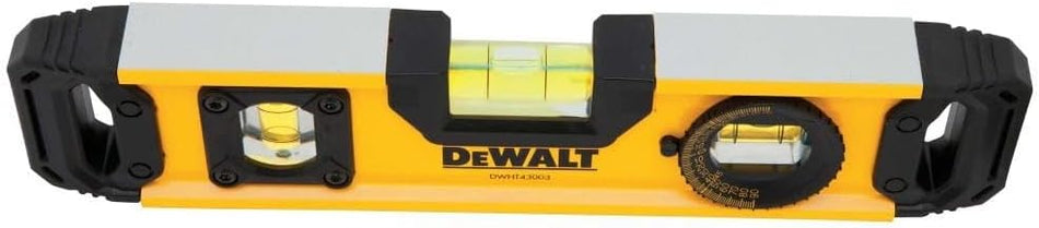 DeWalt Spirit Level 250mm Aluminium Torpedo Magnetic  DWHT0-43003