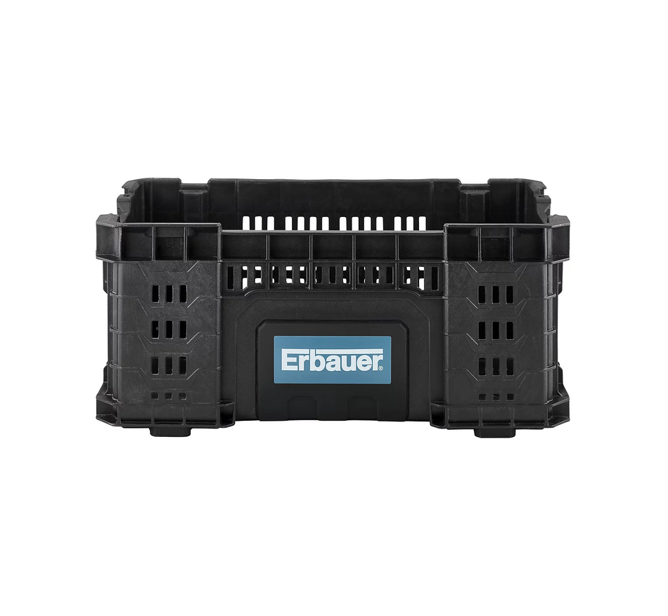 Erbauer Tool Crate 22" Connecx Black Stackable Heavy Duty Storage Unit 40kg