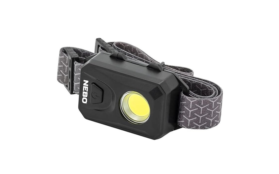 Nebo 150 Lumen Head Torch - Light Weight 3 Light Modes Comfortable Headband