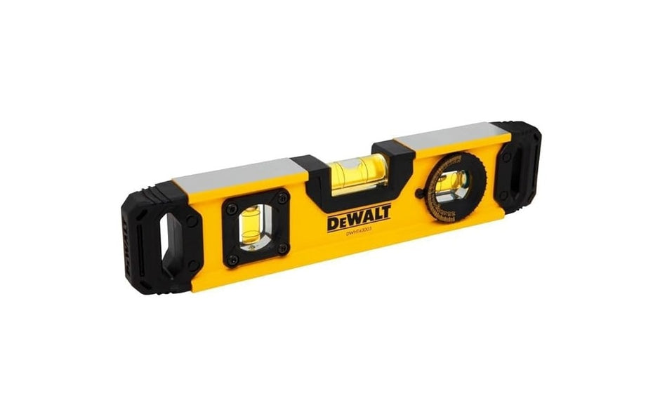 DeWalt Spirit Level 250mm Aluminium Torpedo Magnetic  DWHT0-43003