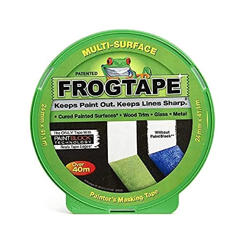 Frog Tape Green Multi Surface Masking Tape 24 / 36 / 48mm Sharp Lines Pack of 15