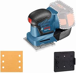 Bosch GSS 18V-10 18V Li-Ion Cordless Orbital Sander - Bare Hook & Loop / Clamp Fixing
