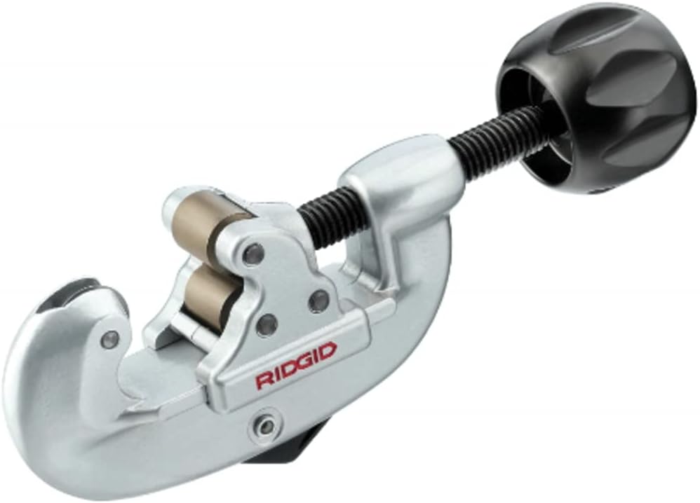 RIDGID 32915 Model 10 Screw Feed Tubing Cutter with Heavy-Duty Wheel 3-25 mm