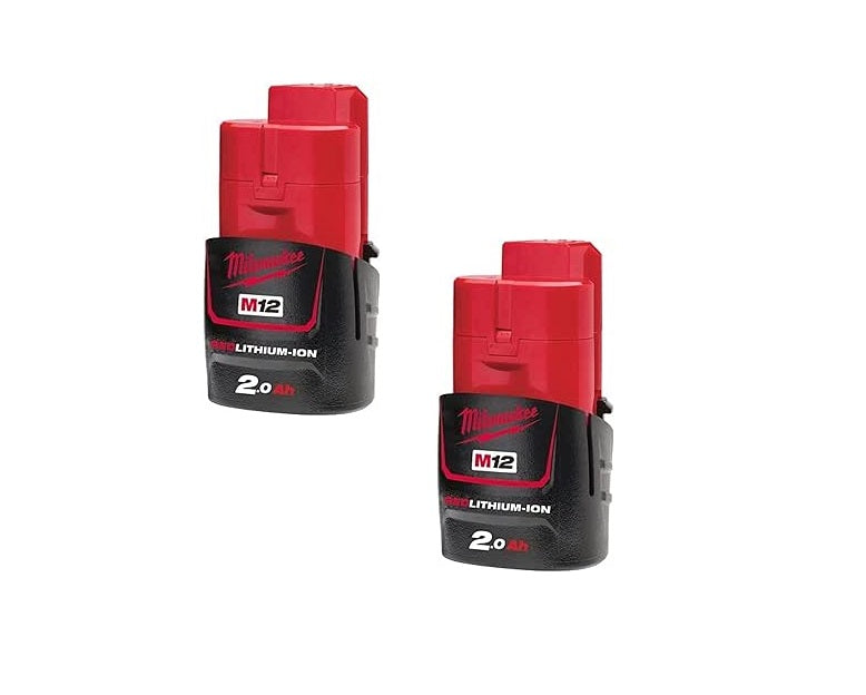 Milwaukee C12PC-0 12V Compact Pipe Cutter with 2 x 2.0Ah Battery Charger Case