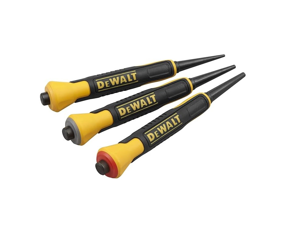 Dewalt DWHT58018 Bi-Material Nail Punch Set (3 Piece)