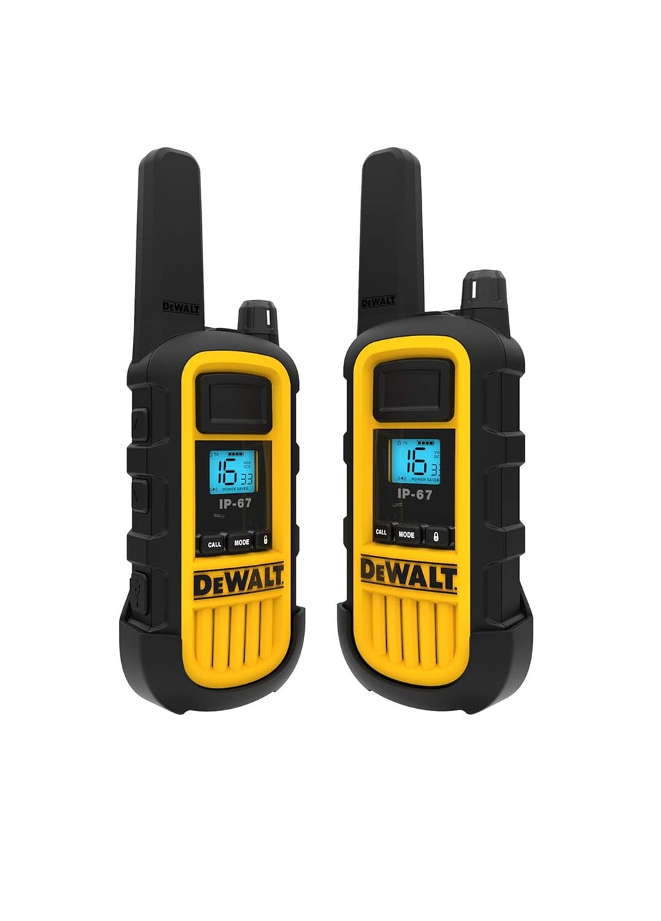 DeWalt Walkie Talkie PMR Radio DXPMR800 Heavy Duty Professional 15 Floors/10km