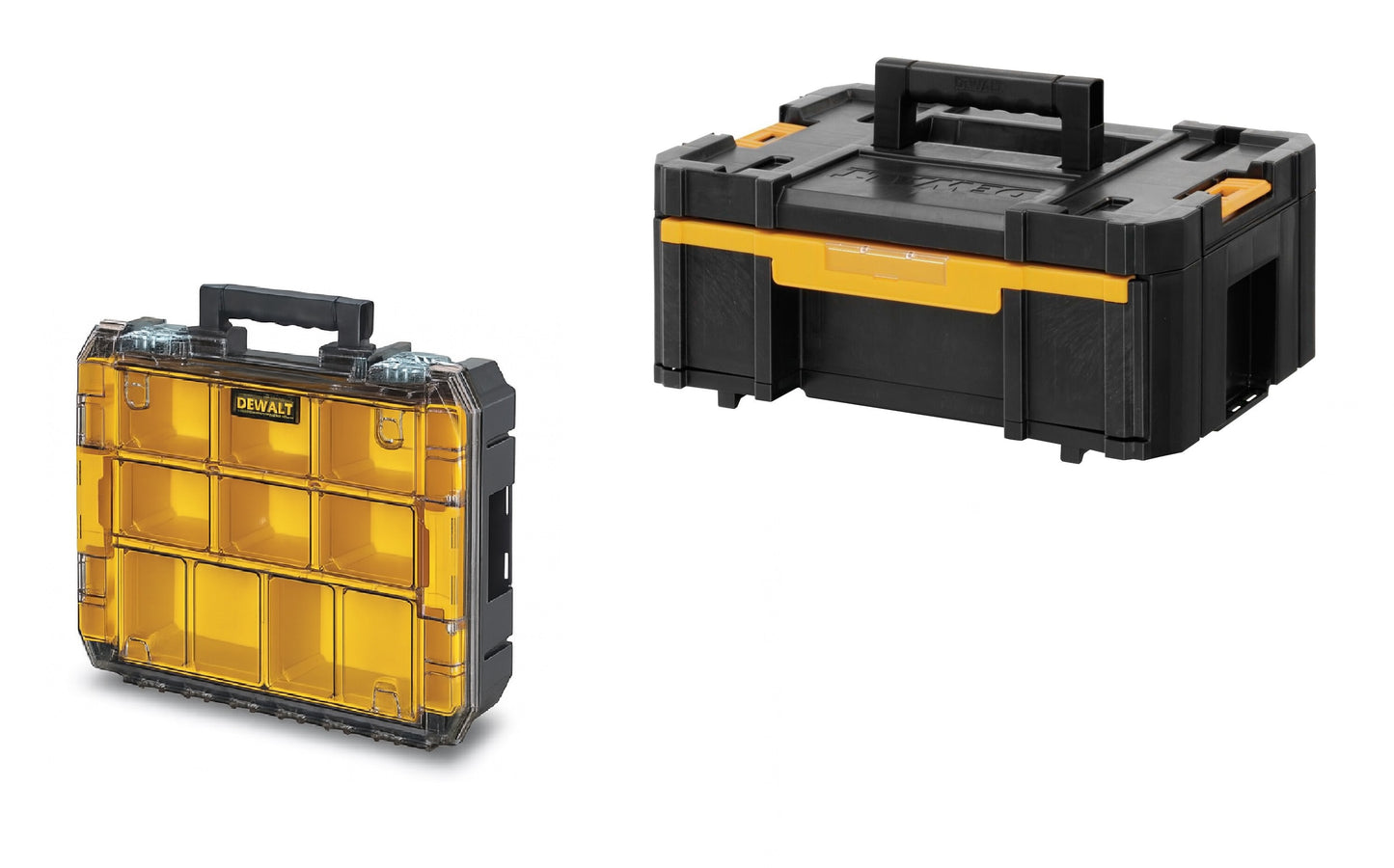 DEWALT DWST1-70705 T-Stak III Tool Storage Box with Drawer plus DWST83497-1 TSTAK Organiser