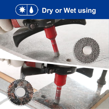 Dry Diamond Drill Core Bit 2pk Diameter 8mm Vacuum Brazed Drilling Porcelain Tile Granite Marble