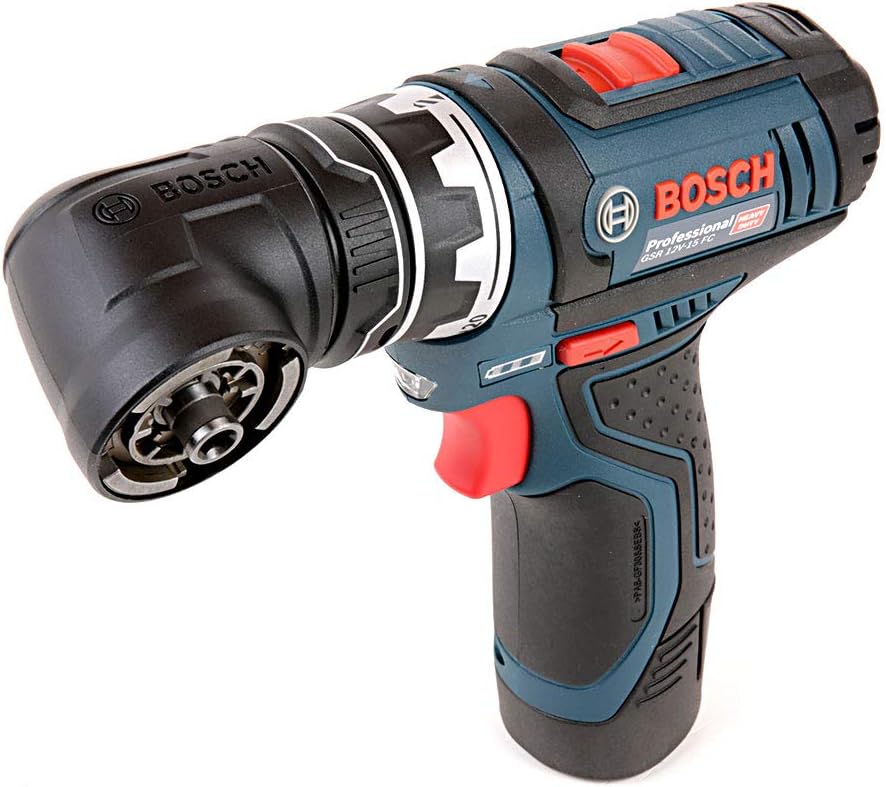 Bosch Professional 12V Cordless Drill Driver GSR 12V-15 FC 4X Adapter L-BOXX