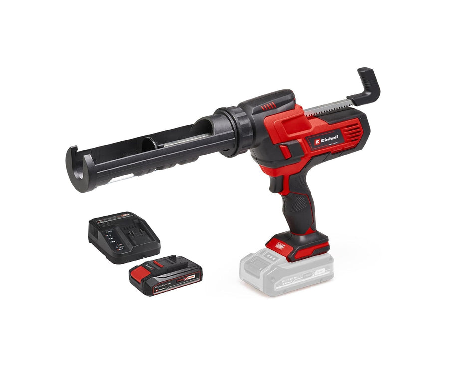 Einhell TE-SG 18/10 18v Cordless Caulking Gun 1 x 2.5ah Li-ion Battery Charger