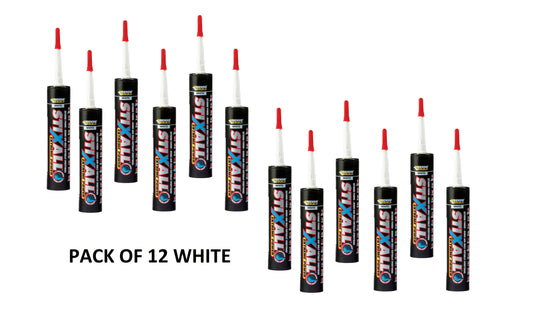 Everbuild Stixall Extreme Power Adhesive Cartridge White 290ml (12 Pack)