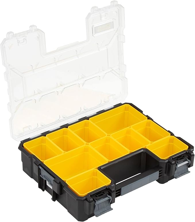 Stanley FatMax Deep Pro Organiser 2 x Large 8 x Medium Compartment Pack of 2