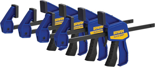 Irwin Quick-Grip T5462EL7 6" Inch 150mm Mini Trigger G Bar Clamp - 4 Pack
