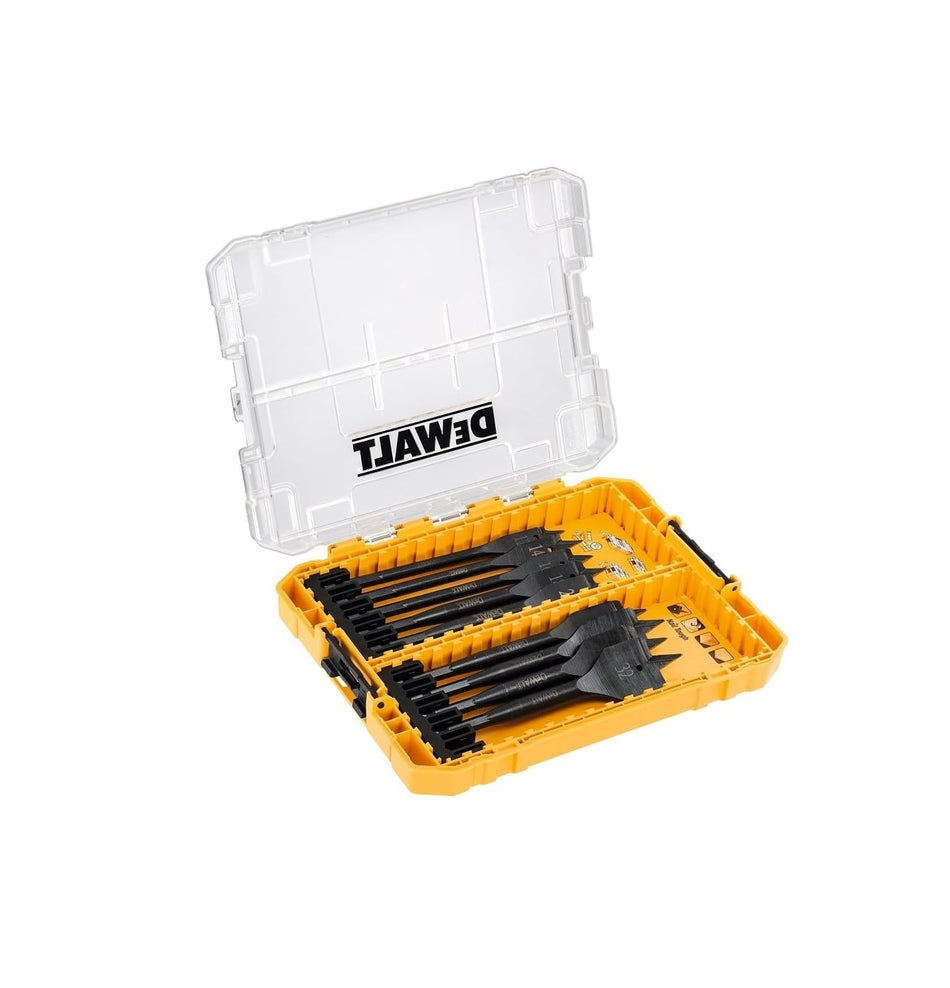 DEWALT Wood Drill Bit 9 Piece Set Extreme Flat Impact Rated DT70751-QZ