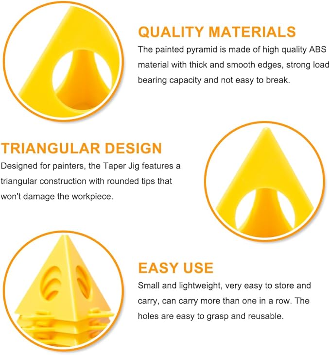 Painters Pyramids Stands Paint Triangle Stands for Canvas and Door Risers 40 pcs
