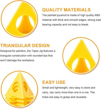 Painters Pyramids Stands Paint Triangle Stands for Canvas and Door Risers 40 pcs