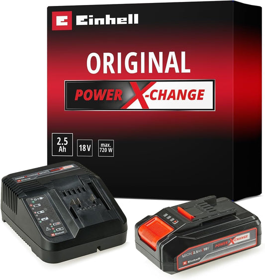 Einhell 18V 2.5Ah Li-Ion Power X-Change Battery Starter Kit