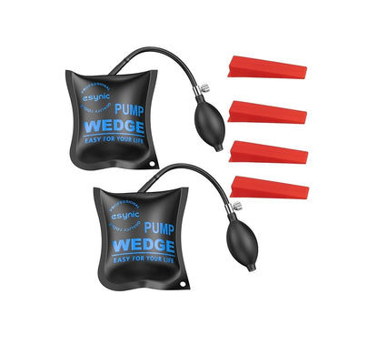 Air Wedge Pump Up Bag TPU Door Air Bags Support Squeezed Lifter Pack of 2