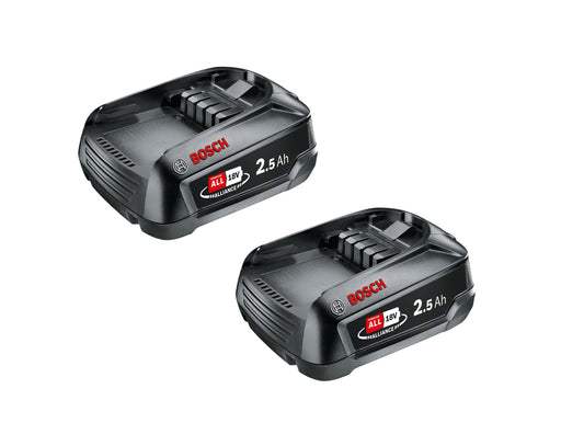 Bosch PBA 18V 2.5Ah Li-Ion Battery TwinPack