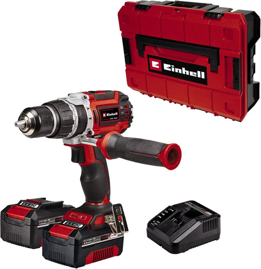 Einhell Cordless Combi Drill 60Nm Brushless 2 x 4.0 ah Battery Charger 18V Case