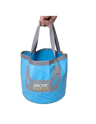 Arctic Hayes 20 Litre Waterproof Collapsible Bucket - Strong, Lightweight & Compact Container