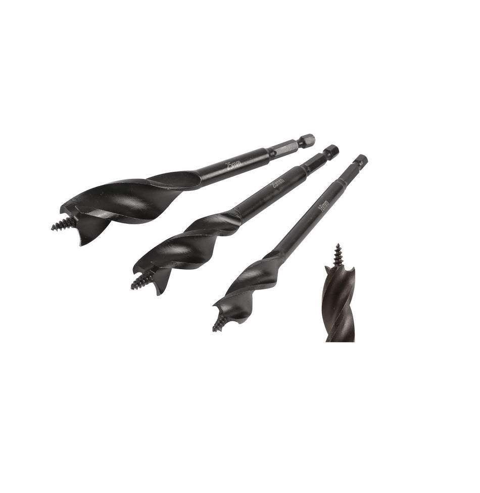 Dewalt Extreme DT90237-QZ 3 Piece Tri Flute Auger Drill Bit Set - 152mm